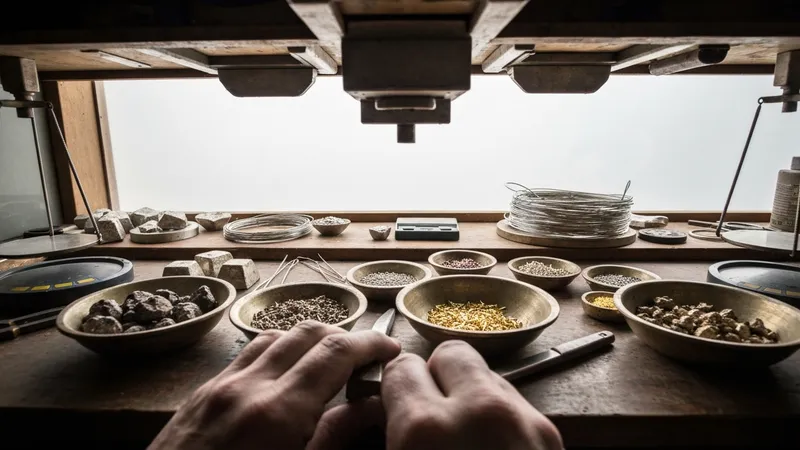 Les alliages en joaillerie